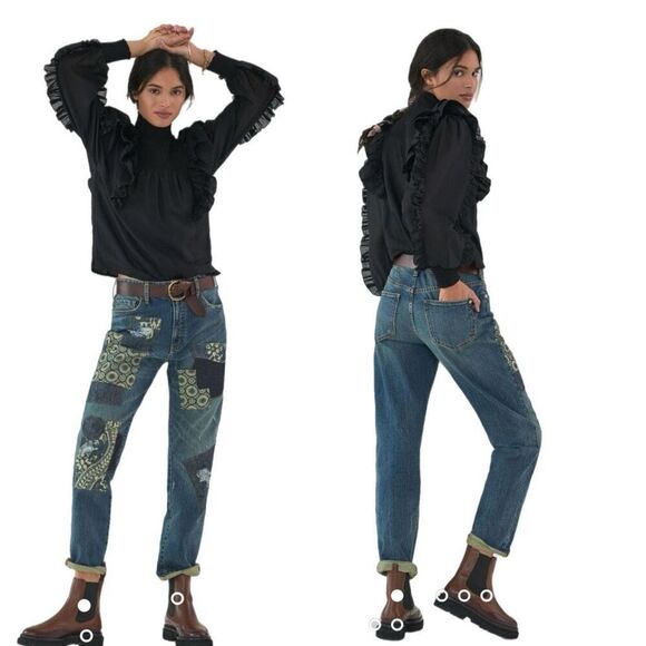 Pilcro The Borrowed Boyfriend Jeans - Picture 1 of 7